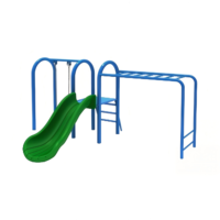 Ensemble de jeux d'extérieur pour enfants avec toboggan, balançoire et structure d'escalade, source directe, OEM, pour garderies et parcs d'attractions, UE