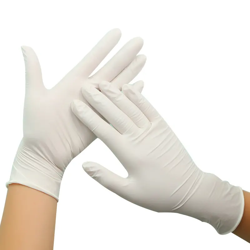 latex gloves long powder free safety gloves latex glove power free examination