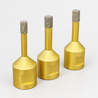 Foret diamanté brasé sous vide M14 pour carrelage en porcelaine, granit, marbre, pierre frittée – Élargissement de trous et meulage des bords