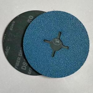 Disco di Sanling 115mm blu 60 # Zirconia in fibra ceramica su misura OEM disco di lucidatura da Hebei per acciaio inossidabile - Product Image 1
