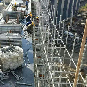 Chinese Ringlock Scaffold System Steel Q235 Hot <b>Dip</b> Galvanized High Strength Scaffolding for Building Construction & Hotel Use - Product Image 3
