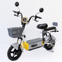 Trottinette électrique personnalisée transfrontalière blanche et jaune, trois niveaux de luminosité réglables, moteur de moyeu avant 48V, approvisionnement direct usine