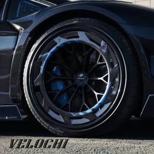 Jantes forgées noires brillantes <span class=keywords><strong>VLC</strong></span> avec anneau en carbone 18 19 20 21 22 24 pouces 5x114.3 5x112 5x130 Forgrd pour Porsche Lamborghini BMW - Product Image 2