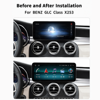 Pour Mercedes Classe C W205/S205 2020 NTG6.0 10,25 pouces Android14 8 cœurs 8+128 Go CarPlay Android Auto GPS IPS DSP 4G Lecteur vidéo
