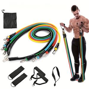 En Stock en España: Set de Bandas de Resistencia de Alta Calidad para Entrenamiento en Casa, Gimnasio, Fitness, Ejercicios de Fuerza, Estiramiento, Yoga y Pilates - Product Image 1