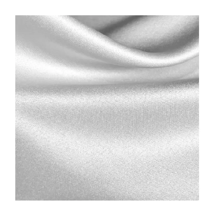 Factory Garment Plain 100% Polyester Soft Fabric Micro Silk Made to Order Textile Industry P08 for Clothing Home Decor Curtain