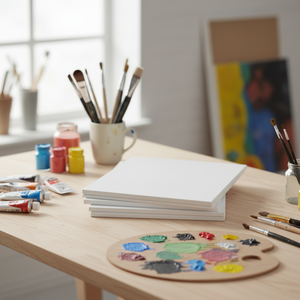 Paneles de Lienzo en Blanco <span class=keywords><strong>para</strong></span> Artistas, 100% Algodón, Varios Tamaños, Venta al Por Mayor de Fábrica - Product Image 1