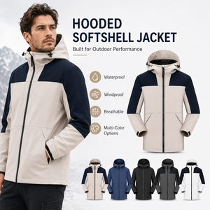 Mens Casual Outdoor <b>Jacket</b> Lightweight Breathable Wind Coat Custom Logo Commuting Hiking <b>Travel</b> <b>Jacket</b> - Product Image 1