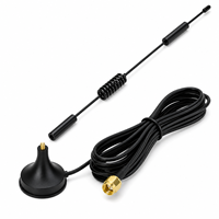 Antenne magnétique verticale 4G LTE 698-960 MHz / 1710-2700 MHz 7dBi RG174 3m pour passerelle IoT ou RP-SMA