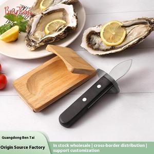 Produttore Gadget da cucina in acciaio inox coltello ostrica e legno Opener di ostrica frutti di mare strumento per <span class=keywords><strong>apertura</strong></span> conchiglia - Product Image 5