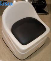 Kisen haute qualité beauté spa salon pédicure petit ensemble de manucure confortable tabouret moderne rouge blanc PU à vendre fabriqué en Chine