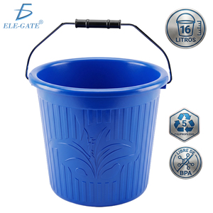 Ele-Gate Plastic <b>Bucket</b> 16 Liters Bpa Free For Home Office Storage - Product Image 4