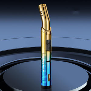 <span class=keywords><strong>Chalumeau</strong></span> bleu coupe-vent <span class=keywords><strong>cuisine</strong></span> barbecue flamme unique butane pistolet à cigares rechargeable briquet à <span class=keywords><strong>gaz</strong></span> - Product Image 5