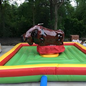 Toro Mecánico de Rodeo para Parques de Diversiones, Máquina Inflable de Toreo, Venta de Toro Mecánico Infantil de 5x5m para 1 Persona, Fácil de Usar, de PVC - Product Image 3