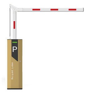 En Yüksek Güvenlikli Elektro-mekanik DC Değişken Frekanslı Çarpışma Önleyici Kol %100 Çalışma Döngüsü Siyah Kauçuklu Bariyer Kapısı - Product Image 5