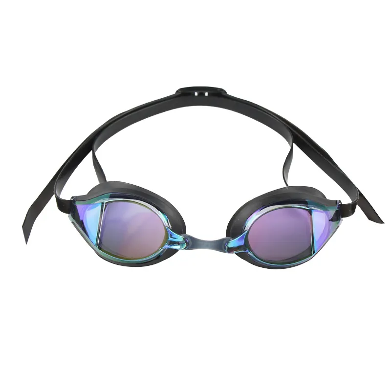 Groothandel Waterdichte 2023 Siliconen Sport Race Zwembril Voor Kinderen Galvaniseren High-Definition Zwembril