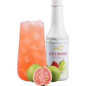 1.2kg Fruit Juice Concentrates Red Guava Syrup for Popular Drinks
