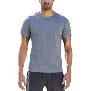 Camiseta de manga corta de malla personalizada de buena calidad al por mayor de fábrica para hombres, ropa de entrenamiento deportiva para gimnasio y trotar - Product Image 2
