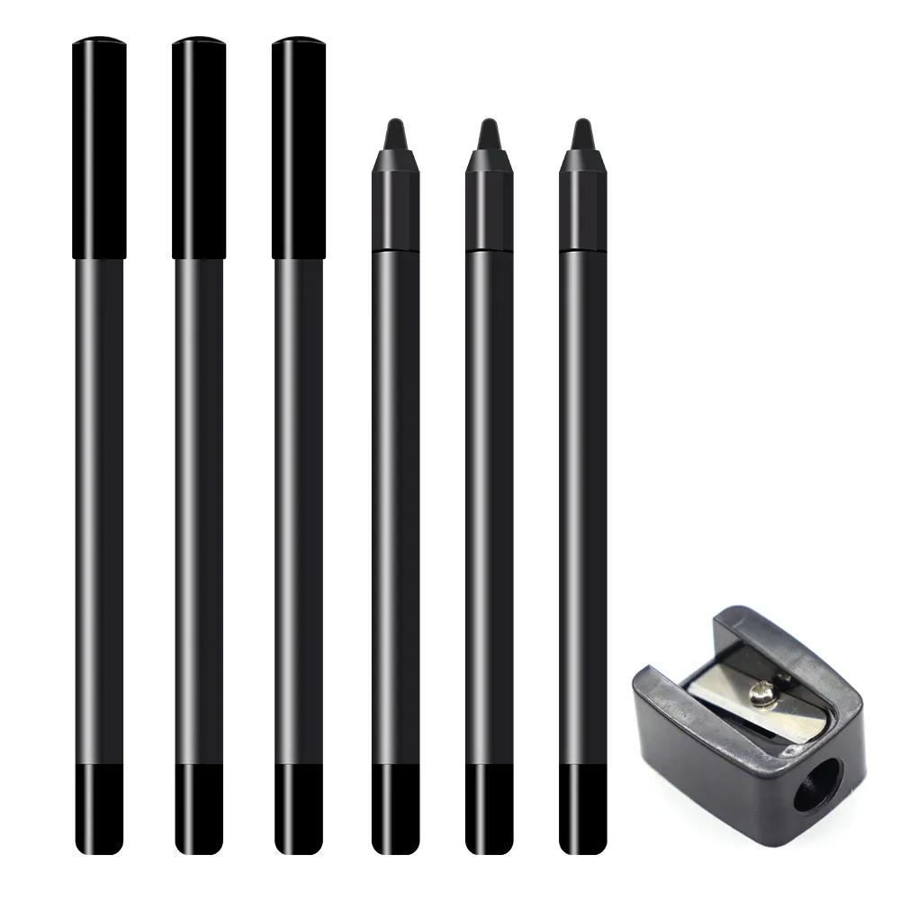 Crayon Eyeliner Noir Offre Spéciale Mettez Votre Propre Logo Gel Étanche Maquillage Naturel 24H Stylo Eye Liner Longue Durée