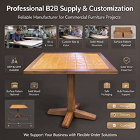 Table de présentation pour café, présentoir de produits pour pâtisserie, aménagement personnalisé pour espace commercial et magasin entier
