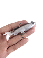 Leurre souple en forme de queue en T pour la carpe, 14g 8cm, lancer longue distance, en acier inoxydable, pour la pêche en rivière, lac et mer