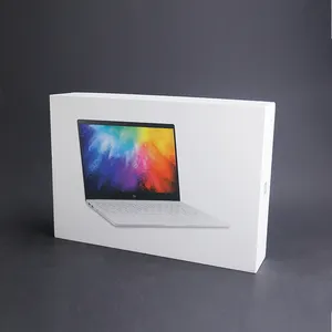 Custom White Cardboard Mini Electronic Laptop Ipad Tablet Gift Packaging Box