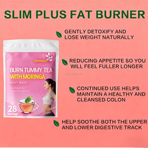Yefra Burn Belly Tea Thé nettoyant et détox Thé pour brûler les graisses maigres Perdre du poids Thé plat et mince pour le <span class=keywords><strong>ventre</strong></span> avec feuille de moringa - Product Image 4
