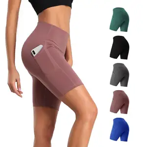 Buona vendita allenamento Fitness Wear abbigliamento Leggings sport Biker Shorts Butt Lifting vita alta pantaloncini da donna Leggings da Yoga