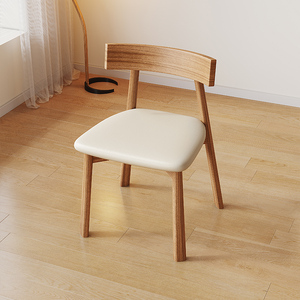Silla y Taburete de Comedor de Madera Maciza de Estilo Europeo Moderno Dream House con Funda Extraíble para Uso en <span class=keywords><strong>el</strong></span> Hogar o Hotel - Product Image 1
