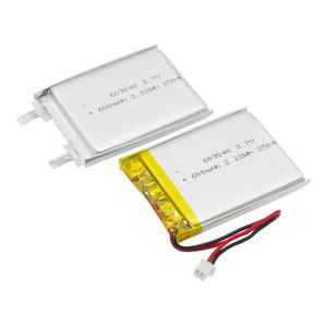 ก้อนแบตเตอรี่ Li-ion ขนาด3.7V 600mAh 603040กระเป๋าโพลีเมอร์ลิเธียมชาร์จไฟได้สำหรับลำโพง - Product Image 2