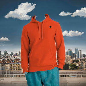 Sweat à capuche oversize MUTIAN avec logo personnalisé brodé, épaules tombantes, vêtements de sport, coton lourd, grandes tailles # RL-032 - Product Image 2