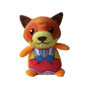 Cheap Soft Animal Fox Stuffed Small 18cm Cute Orange Fox Plush Toys for Claw Machine