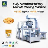 Machine d'emballage automatique pour sachets pré-faits, bâtonnets de café, petits dumplings, mini doypacks, sacs en papier aluminium, emballages en feuille