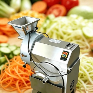 High Output Multifunction Commercial Vegetable Cutting Machine Potato Cucumber Carrot Onion Slice Shred Dice for <strong>Restaurant</strong> - Product Image 1