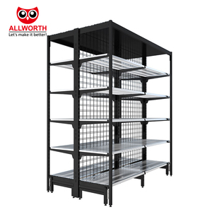 Sottili staffe di Design salvaspazio sul lato per appendere i vestiti Display cubo Gondola scaffale - Product Image 3