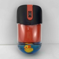 Logo personnalisé 3D flottant USB 2.4Ghz AAA batterie liquide sans fil optique Aqua ordinateur Maus Mysz souris cadeaux d'affaires promotionnels