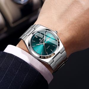 Reloj de cuarzo de lujo para hombre de gama alta, reloj de tendencia de negocios resistente al agua completamente automático, esfera de aleación de 43mm, esfera de cristal de 22mm, estilo deportivo - Product Image 5