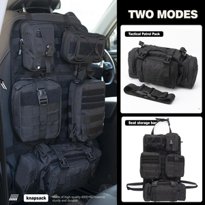 Chiến Thuật Xe Ghế Trở Lại Tổ Chức 5 Có Thể Tháo Rời Molle Pouch Nâng Cấp Phổ Xe Molle Bảng Điều Chỉnh Tổ Chức Cho An Ninh Săn Bắn - Product Image 6