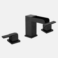 Robinet de lavabo mural en laiton standard australien, finition chromée, certification CPUC CE, garantie de 5 ans, design moderne pour