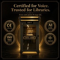 Estación de Audio del Pabellón de Lectura de la Biblioteca Escolar |   Cabina de Recitación Clásica Insonorizada |   Cabina de Estudio Concentrada para Estudiantes