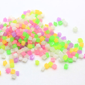 Petites étoiles lumineuses de 3mm 10 pièces, Cabochon en résine, fait à <span class=keywords><strong>la</strong></span> main, artisanat pour l'embellissement, bricolage - Product Image 5