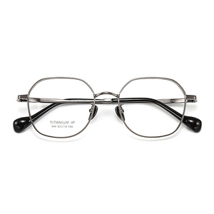 Montures de lunettes en titane National University 955, monture octogonale complète, légères, unisexe, verres en résine, origine Shenzhen - Product Image 1