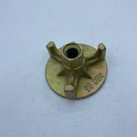 Écrou à oreilles double forgé haute résistance 100 mm, base électrogalvanisée, raccord de coffrage pour projets de coulage d'infrastructure