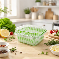 Boîte à gâteau carrée transparente en PET de 5 mm avec couvercle anti-buée pour tiramisu, mousse, desserts, pâtisseries, emballage alimentaire à emporter, vente en gros