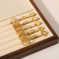 Bague florale Bowei, minimaliste, polyvalente, inaltérable, tendance Instagram, bijoux de mode de niche