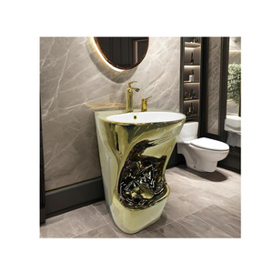 Petit bassin à double usage pour l'extérieur sur pied Ménage musulman du Moyen-Orient Lavage des mains Économie d'eau Vadrouille Piscine Salles <span class=keywords><strong>de</strong></span> bains - Product Image 1