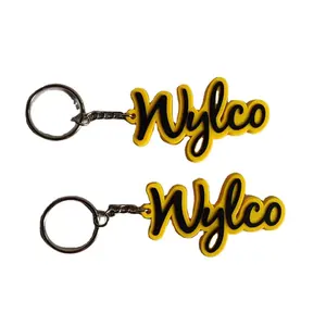 Low Moq Nieuwste Wylco Fabriek Goedkope Prijs Pvc Sleutelhanger Met Aangepaste Ontwerp Voor Evenement