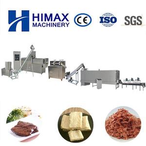 Kết cấu đậu nành protein Máy làm thịt chay dây chuyền sản xuất tương tự máy đùn protein đậu nành - Product Image 3