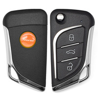 Clé de voiture Xhorse Flip à 3 boutons XKLKS0EN, clé de remplacement pour véhicule, télécommande de voiture à puce pour serrurier Xhorse Suprise