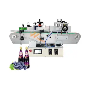 Tafelblad Semi-Automatische Kleine Ronde Fles Etikettering Machine Voor Cosmetische